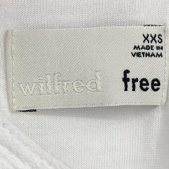 Aritzia Wilfred Free White Vivienne Dress Flowy, camisole mini  dress size XXS - Picture 5 of 16